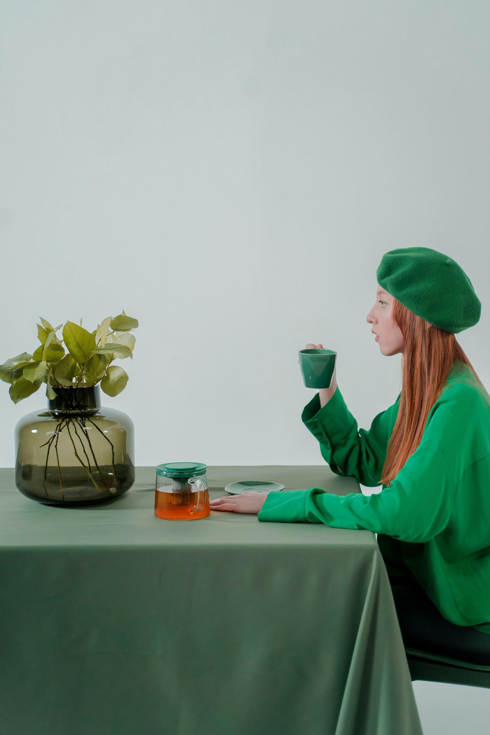Woman Drinking Tea