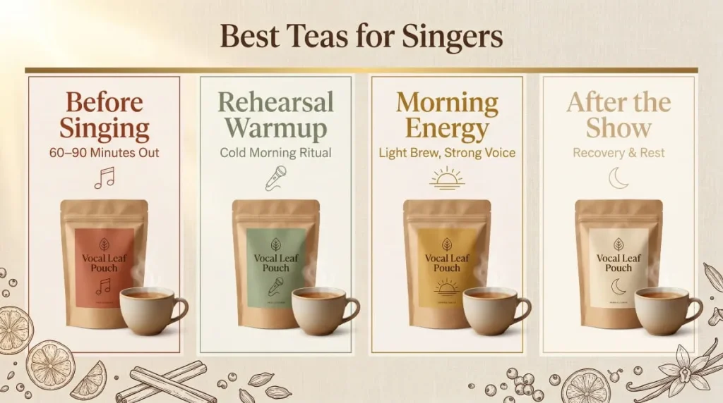 Best 5 Teas for Singers