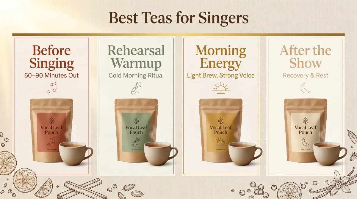 Best 5 Teas for Singers