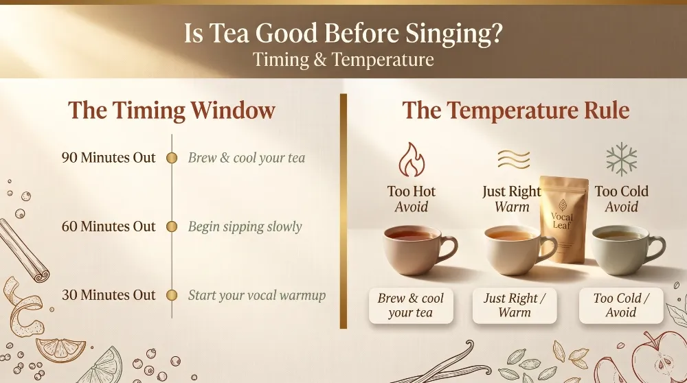 Is Tea Good Before Singing