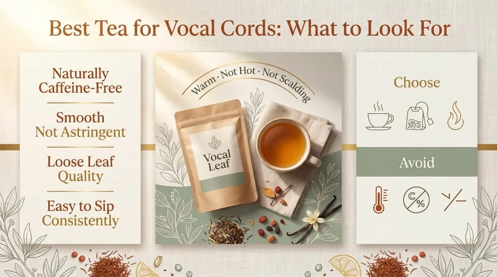 Tea for Vocal Cords