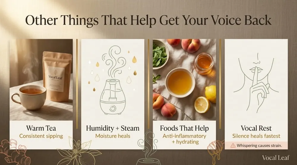 Beyond Tea Other Things That Help Get Your Voice Back