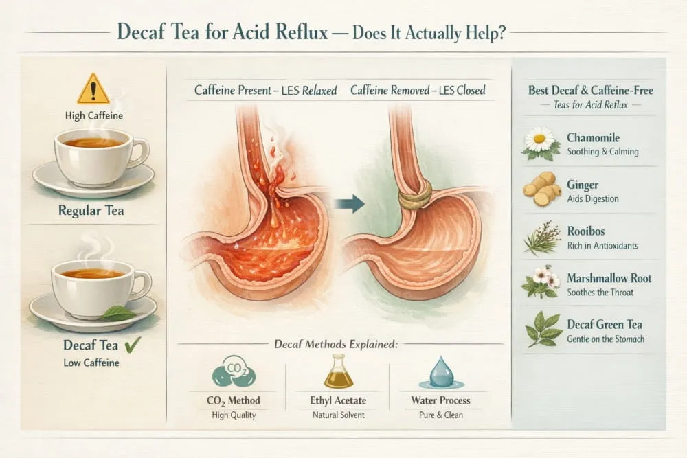 Decaf Tea for Acid Reflux