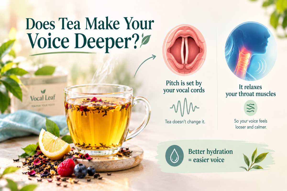 Does Tea Make Your Voice Deeper