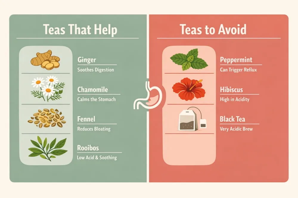 Teas to Avoid for Acid Reflux