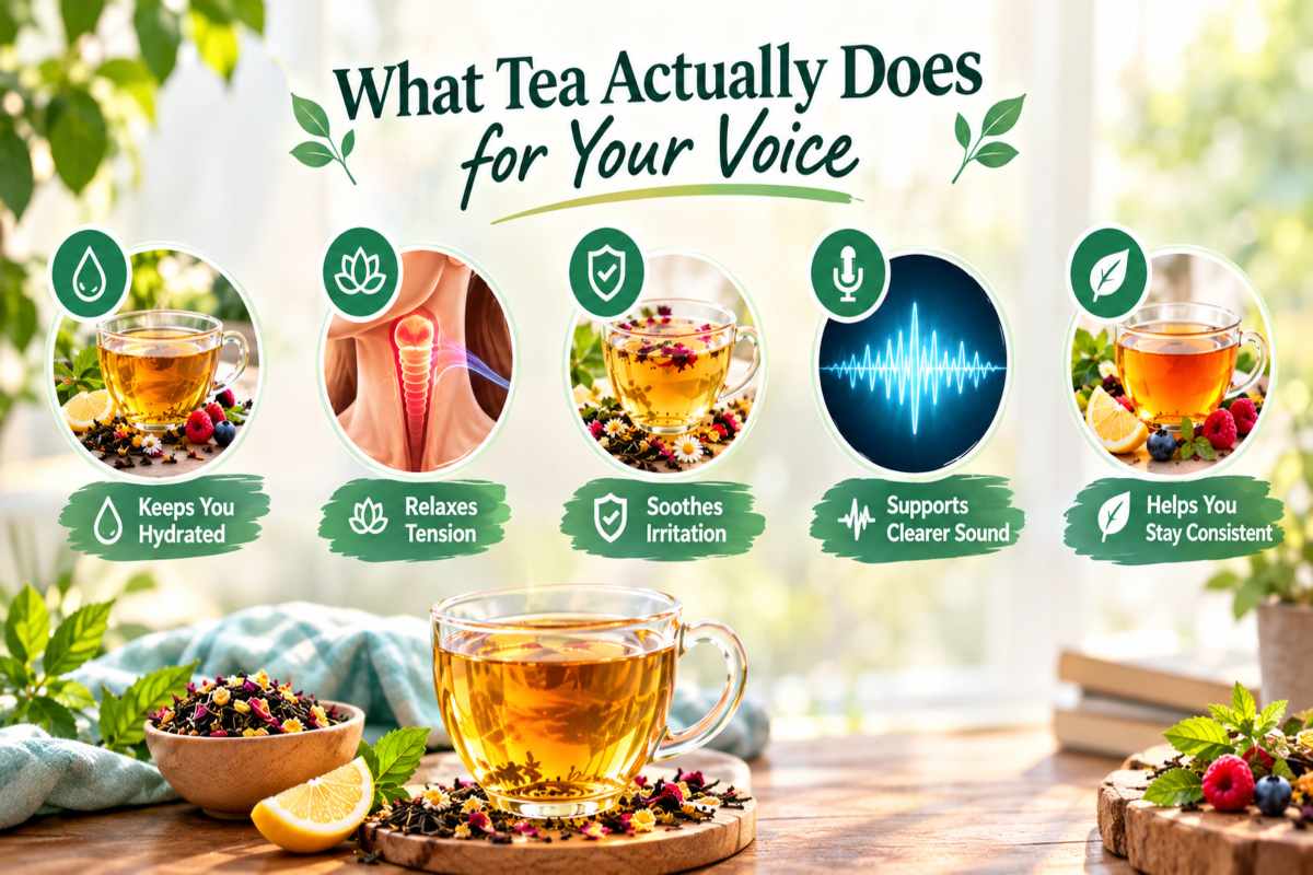 What Tea Actually Does for Your Voice Day to Day
