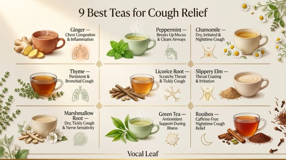 9 Best Teas for Cough Relief