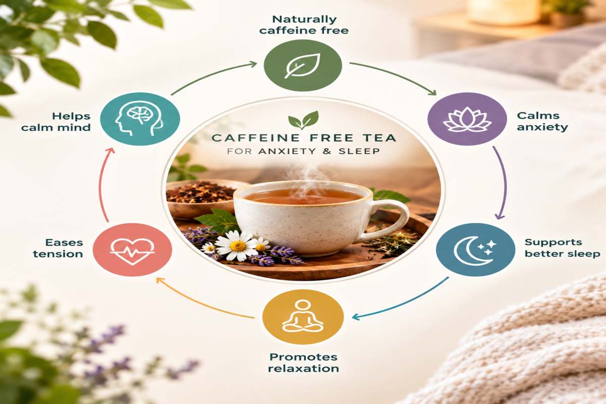 Best Non Caffeine Teas for Anxiety and Sleep