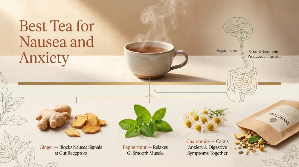 Best Tea for Nausea and Anxiety