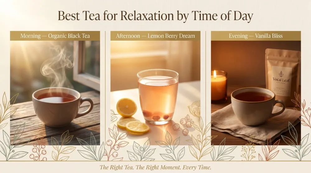 Best Tea for Relaxation by Time of Day