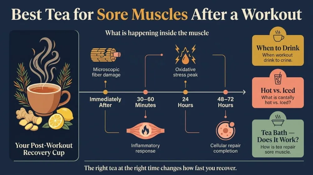 Best Tea for Sore Muscles After a Workout