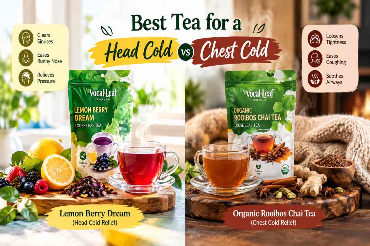 Best Tea for a Head Cold vs Chest Cold