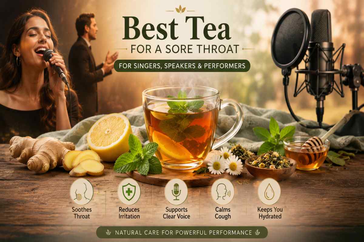 Best Tea for a Sore Throat for Singers, Speakers and Performers