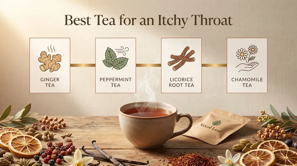 Best Tea for an Itchy Throat
