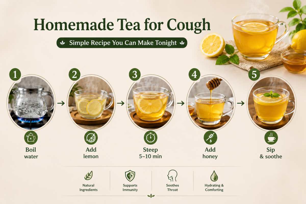 Homemade tea for cough recipe