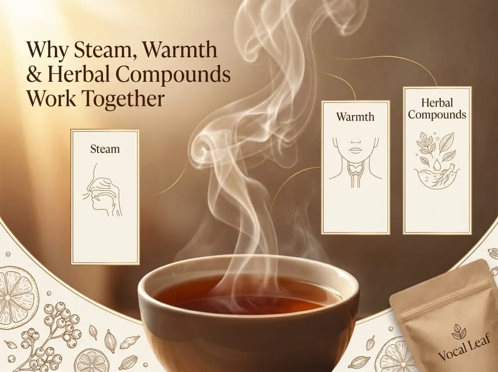 Steam, Warmth, and Herbal