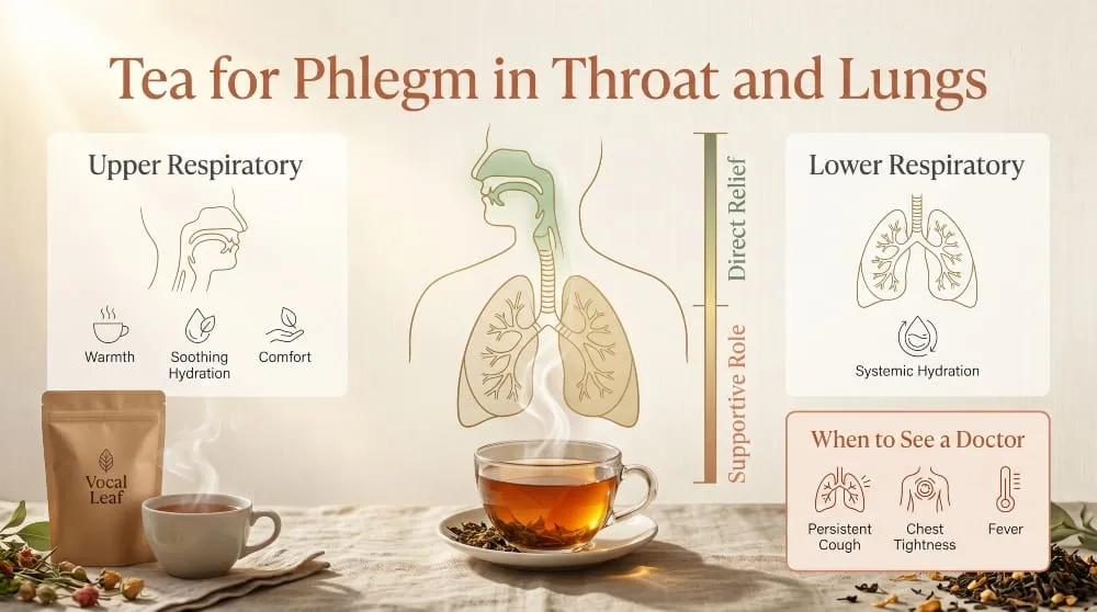 Tea for Phlegm in Throat and Lungs