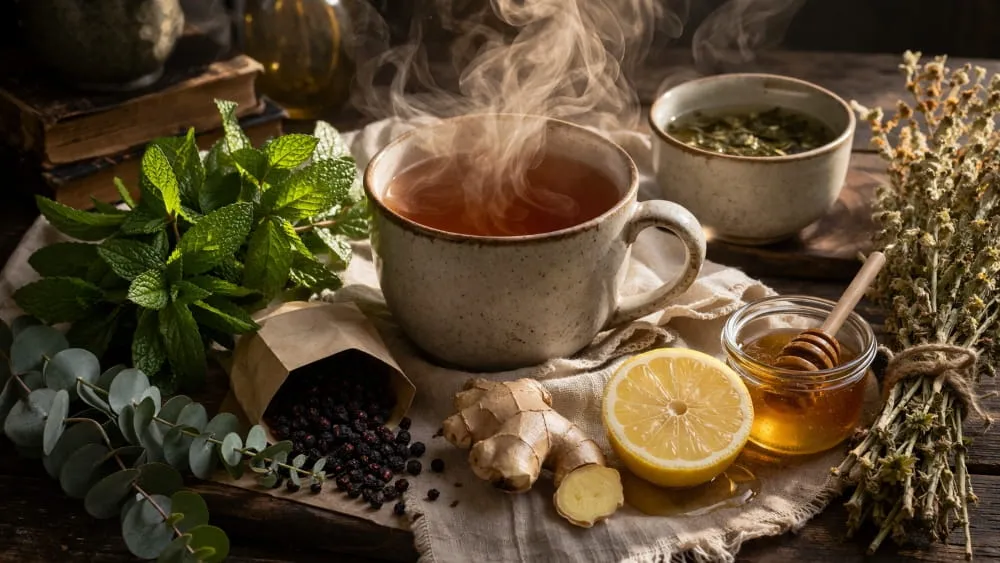 Teas for a Sore Throat With Cold and Congestion