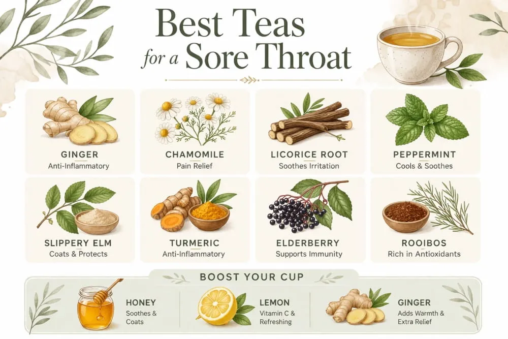 Teas for a Sore Throat