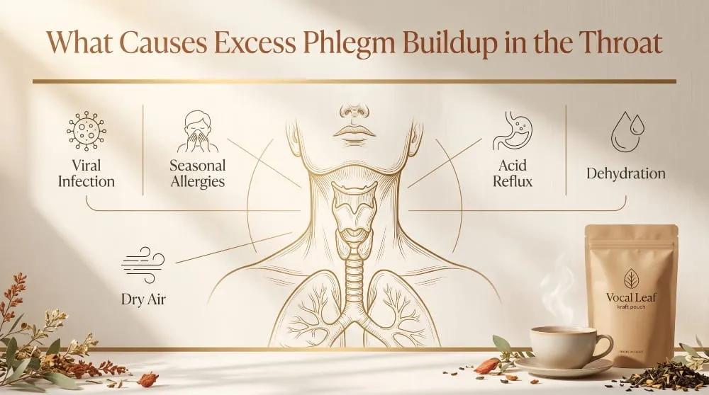 What Causes Excess Phlegm Buildup in the Throat