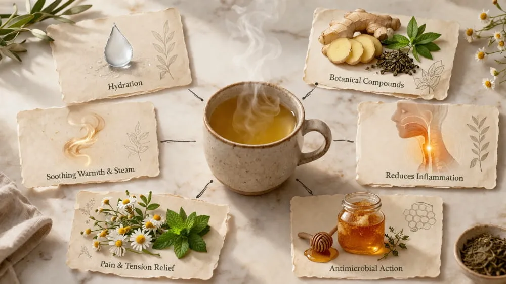 Why Tea Actually Works for a Sore Throat
