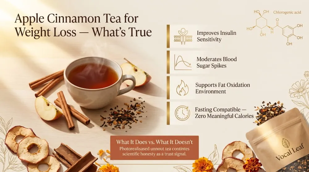 Apple Cinnamon Tea for Weight Loss