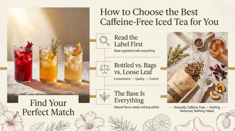 Best Caffeine-Free Iced Tea