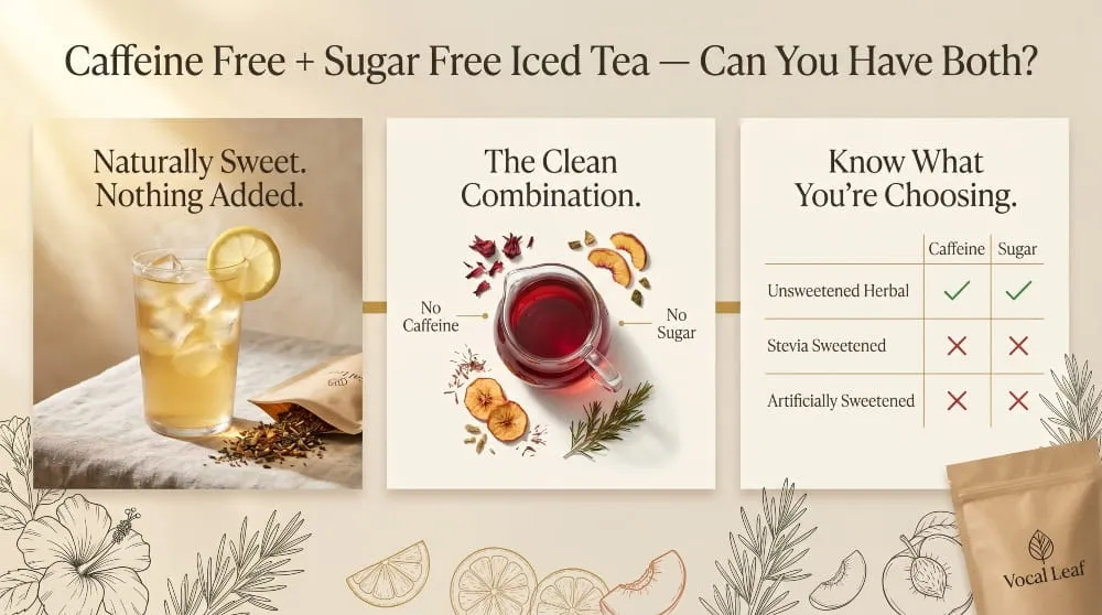 Caffeine Free + Sugar Free Iced Tea