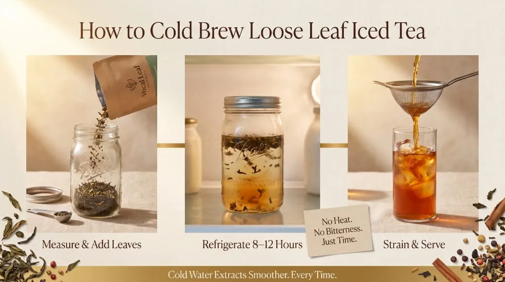 How to Cold Brew Loose Leaf Iced Tea