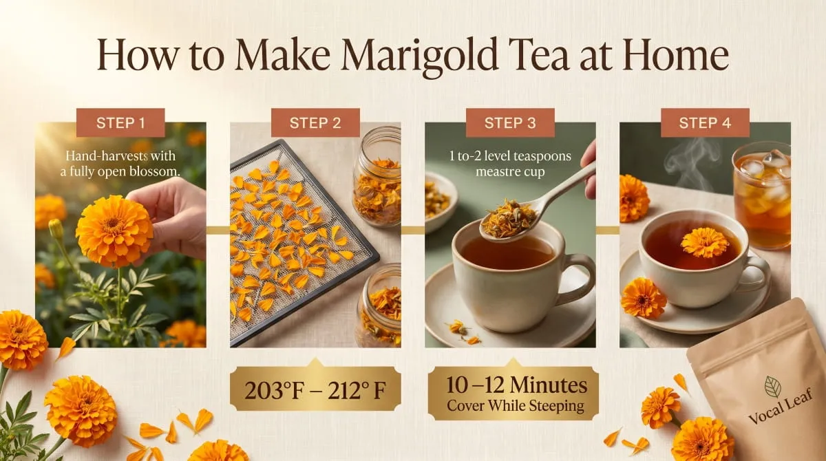 How to Make Marigold Tea at Home