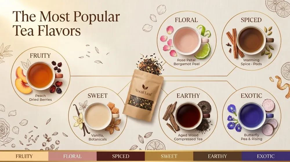 Most Popular Tea Flavors