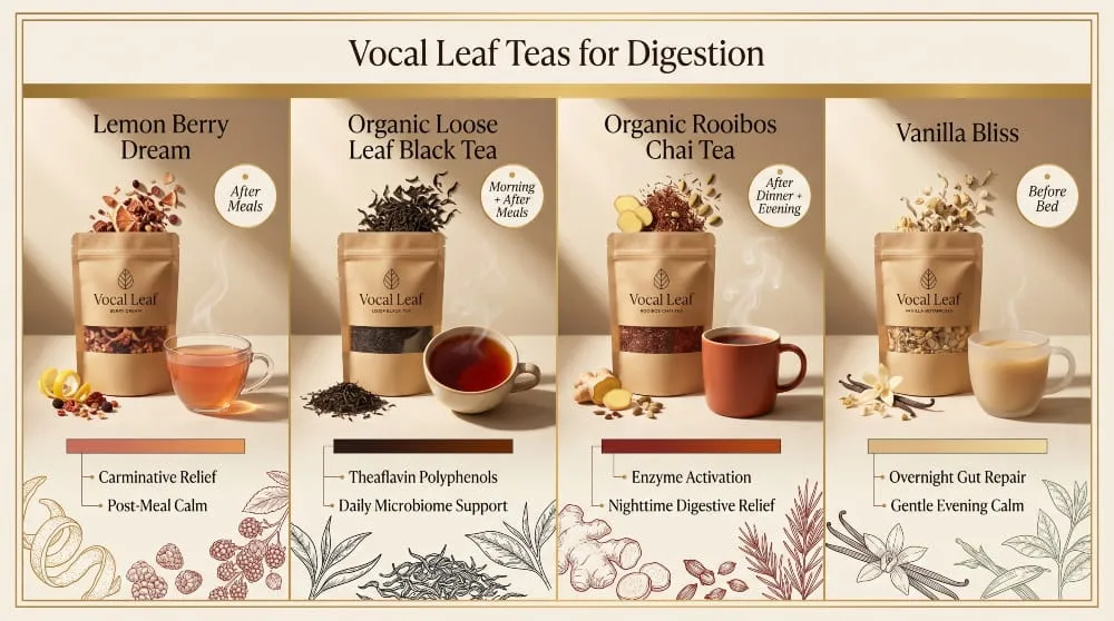 Vocal Leaf Teas for Digestion