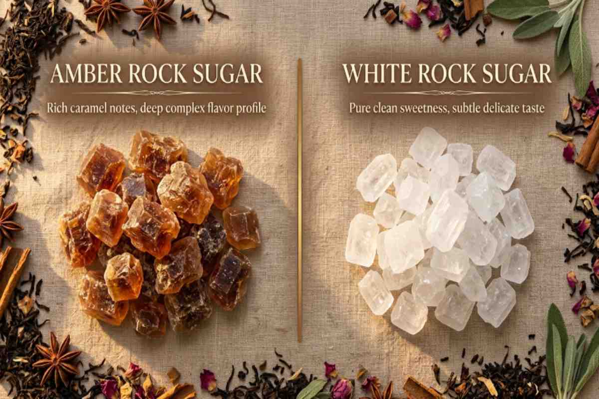 Amber Rock Sugar vs. White Rock Sugar