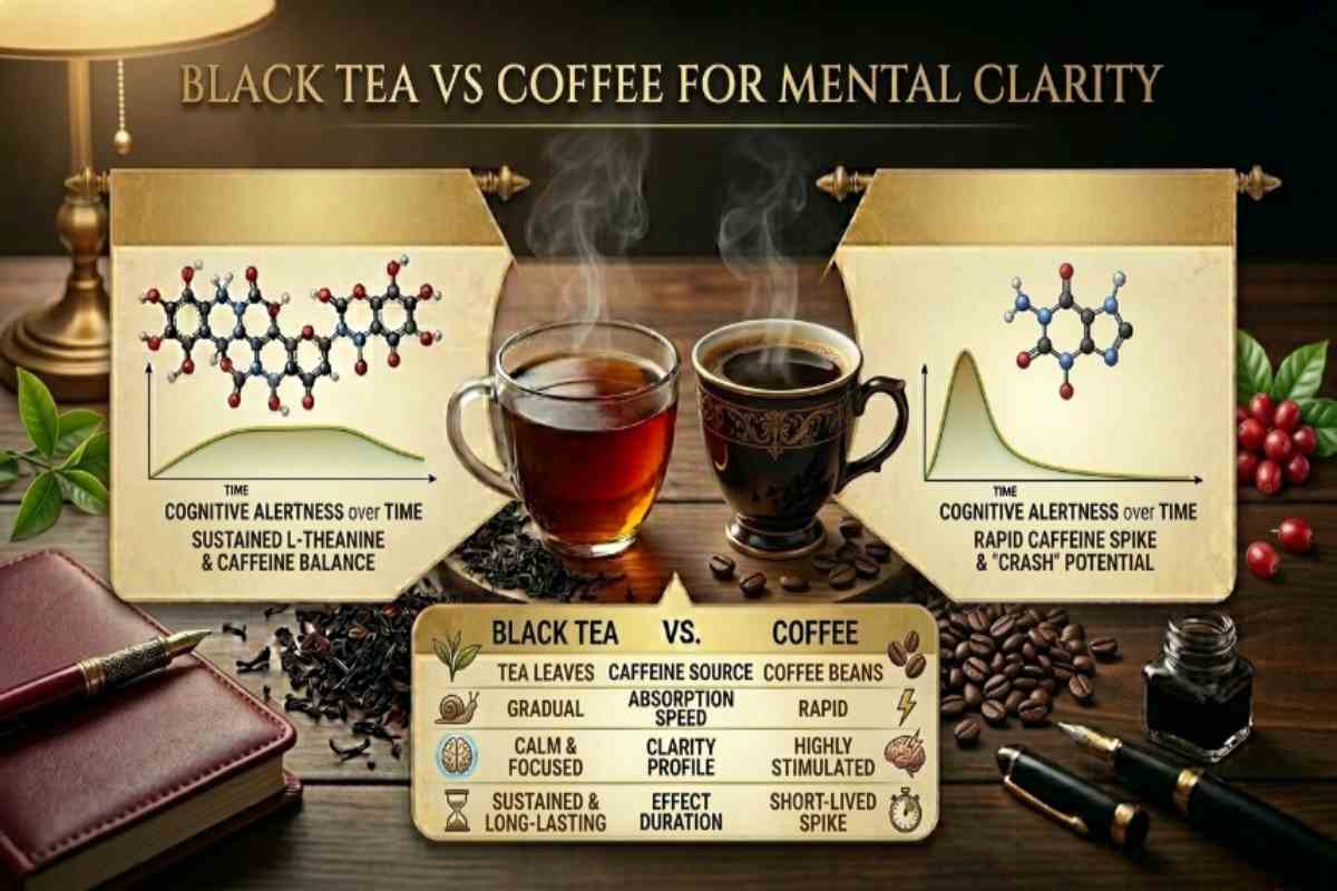 Black Tea VS Coffee For Mental Clarity