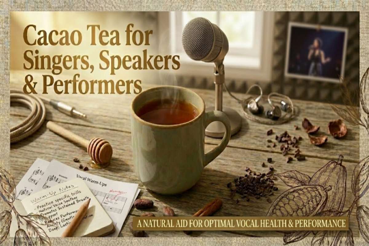 Cacao Tea for Singers, Speakers, and Performers