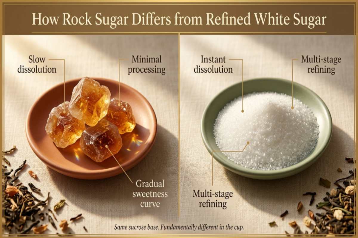 How Rock Sugar Differs from Refined White Sugar