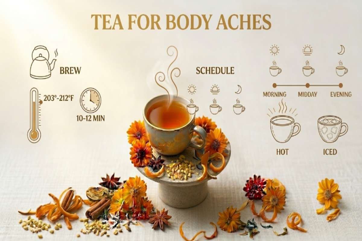 How to Brew Tea for Maximum Relief When Your Body Aches