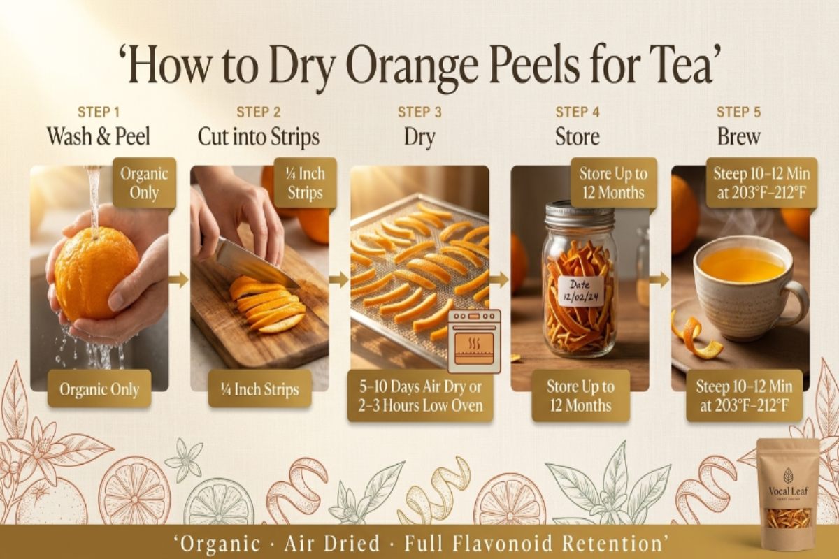 How to Dry Orange Peels for Tea