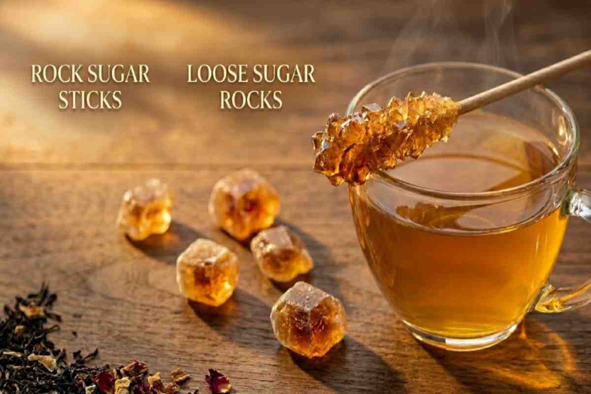 Rock Sugar Sticks vs. Loose Sugar Rocks