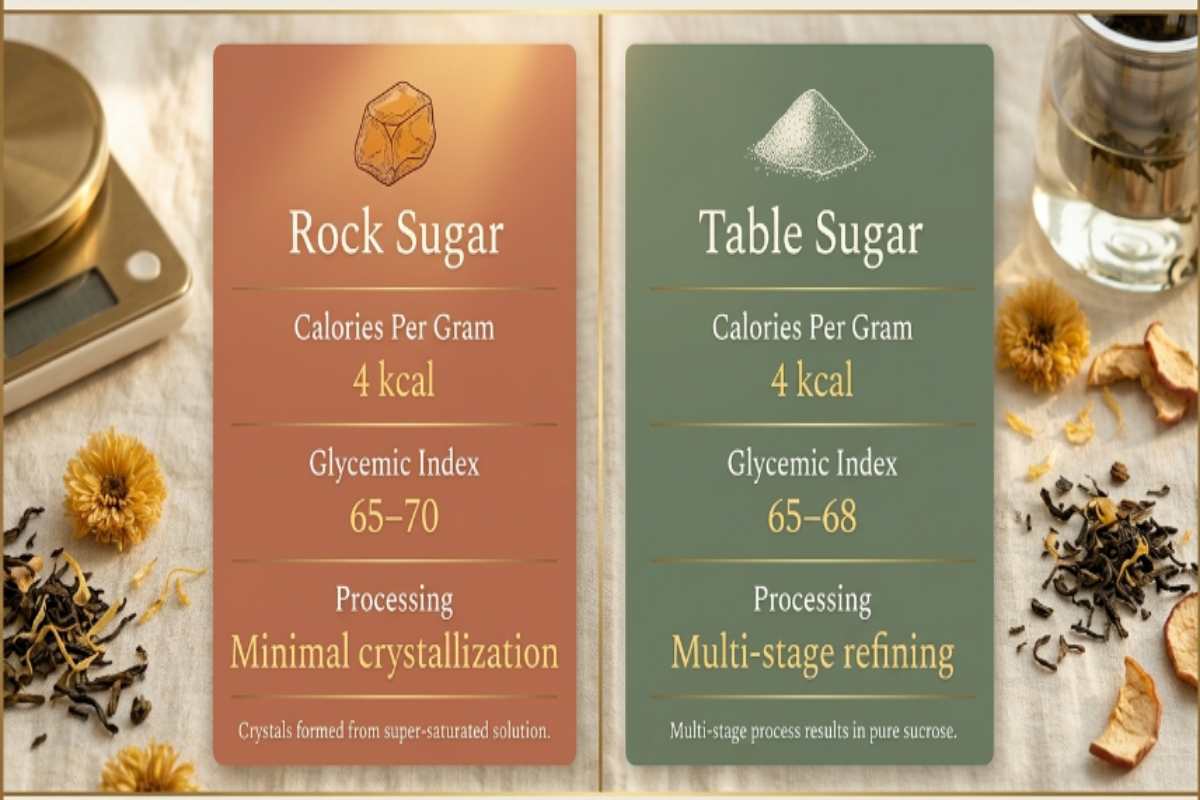 Rock Sugar vs. Table Sugar