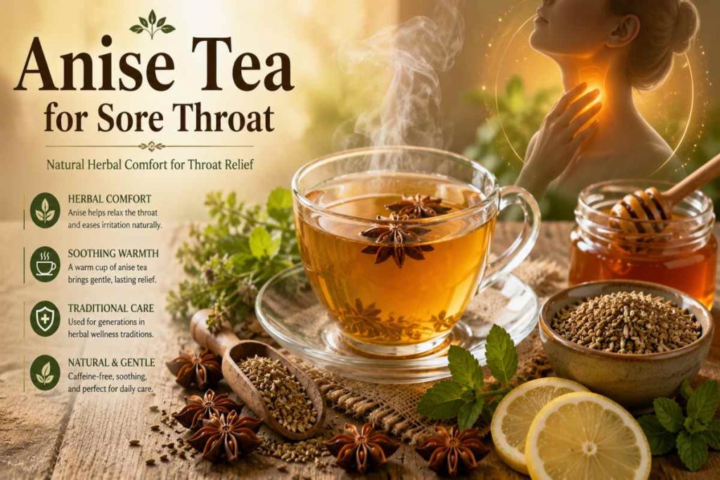 Anise Tea for Sore Throat