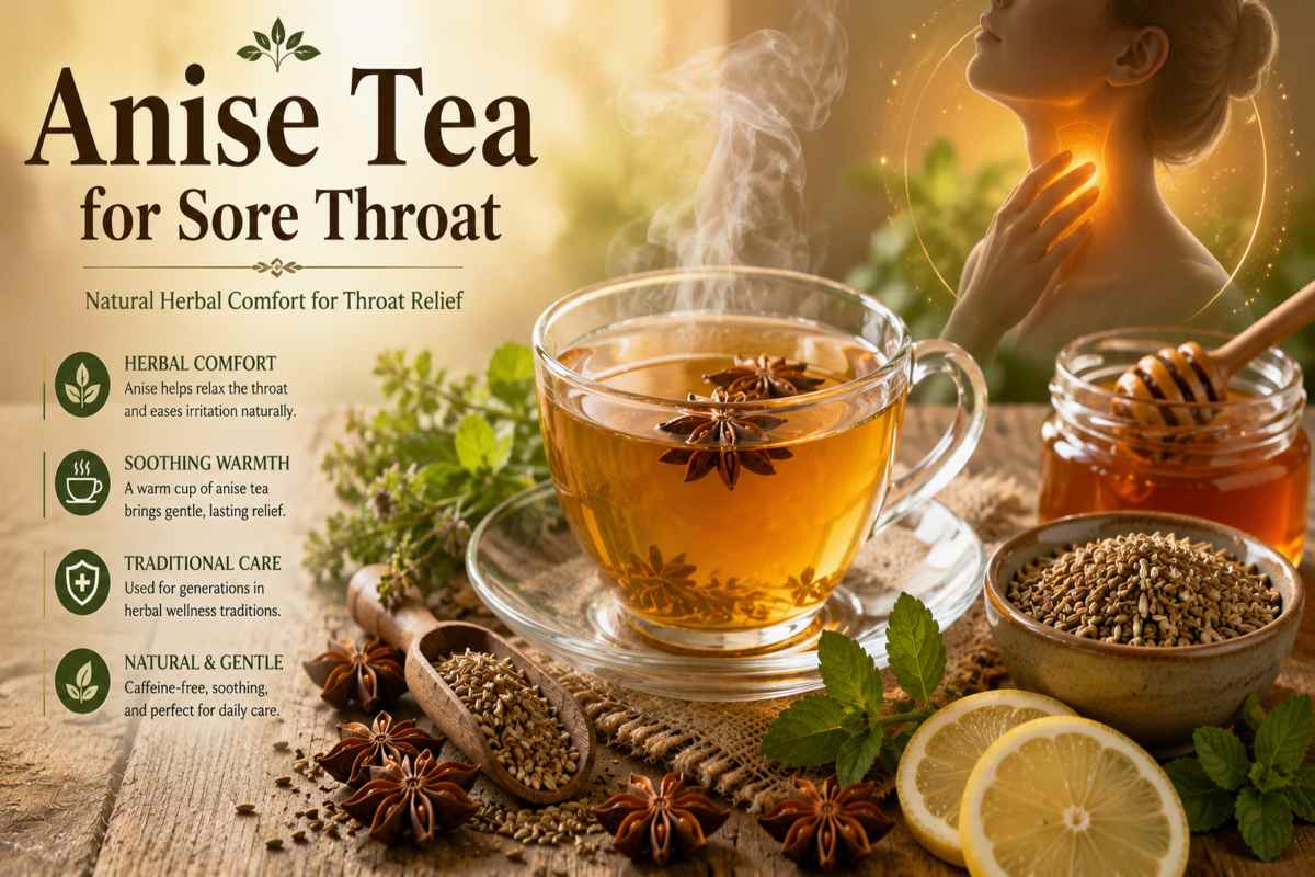 Anise Tea for Sore Throat