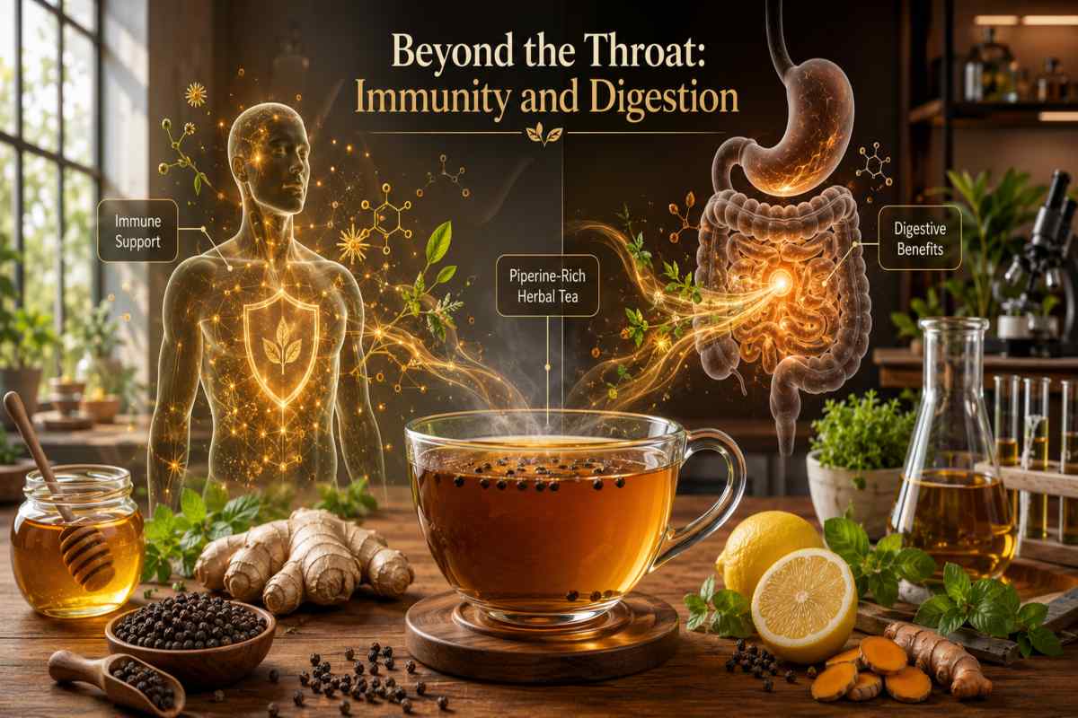 Black Pepper Tea For Immunity and Digestion