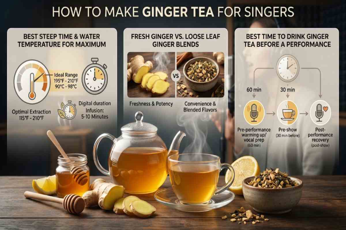 How to Make Gingrer Tea for Singers