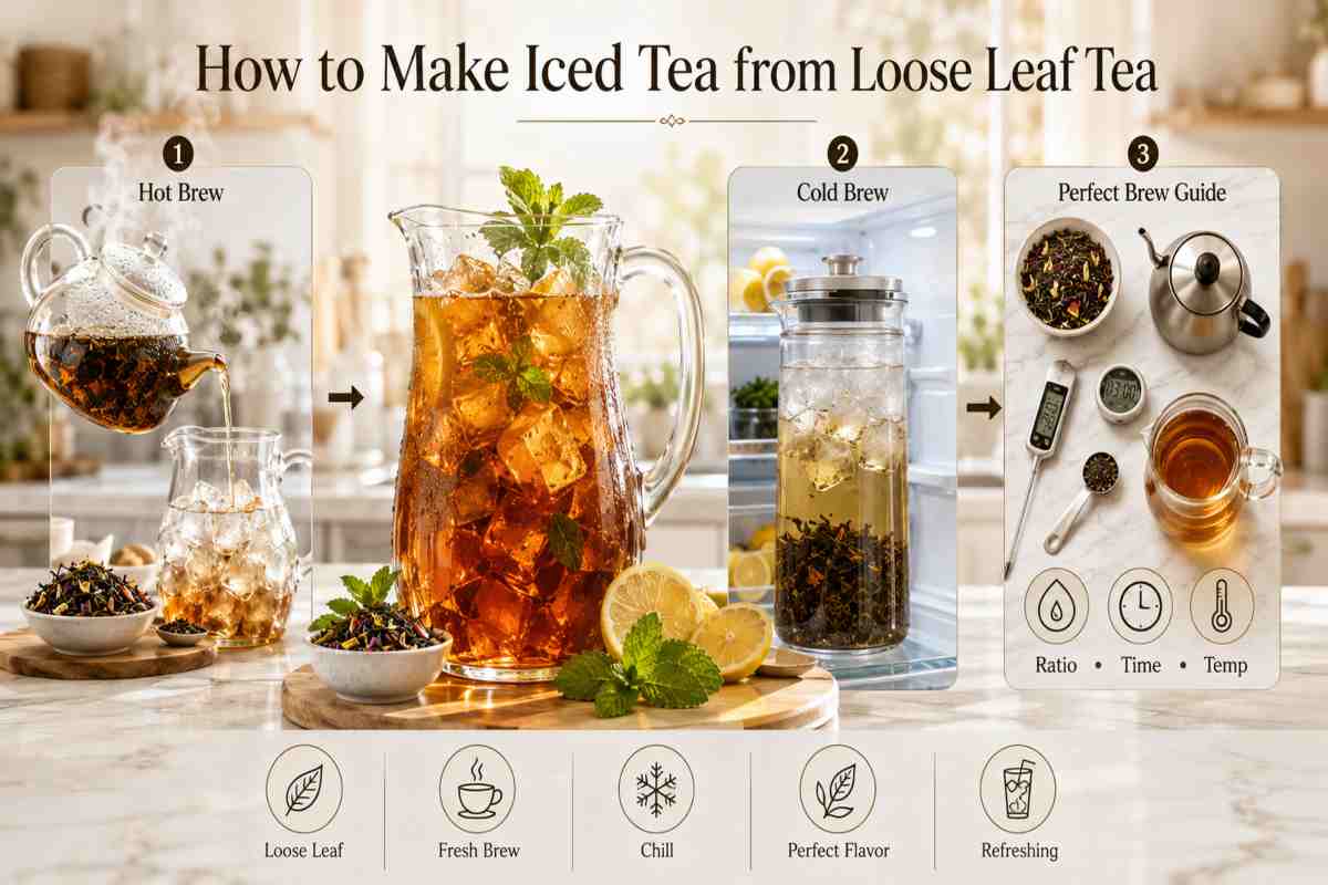 How to Make Iced Tea from Loose Leaf Tea