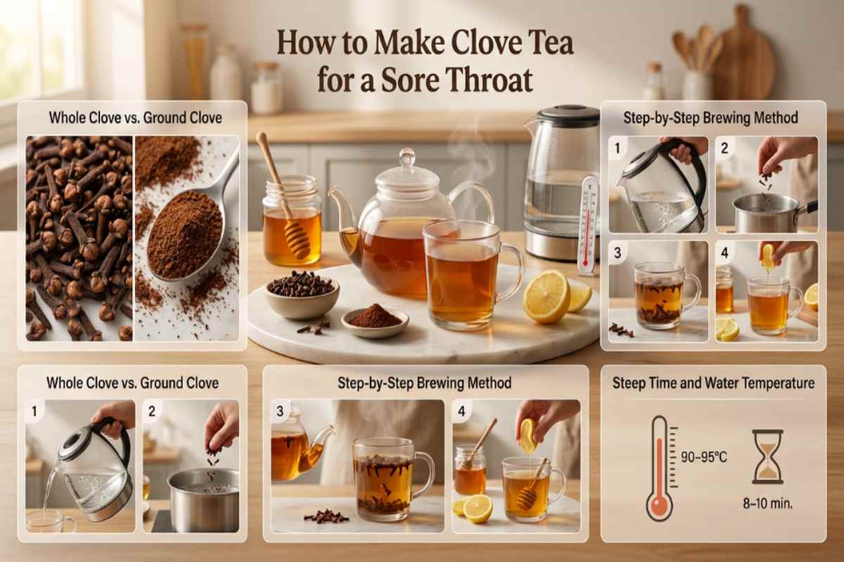 How to make Clove Tea for a Sore Throat