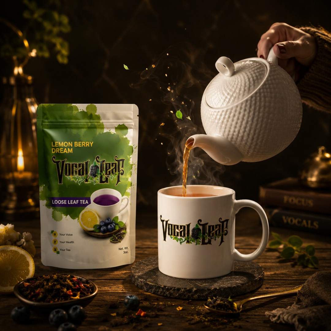 Vocal Leaf Tea for Vocal Health