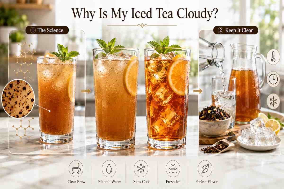 Why is my iced tea cloudy