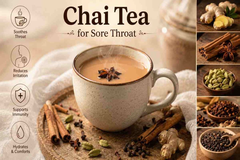 Chai Tea for Sore Throat