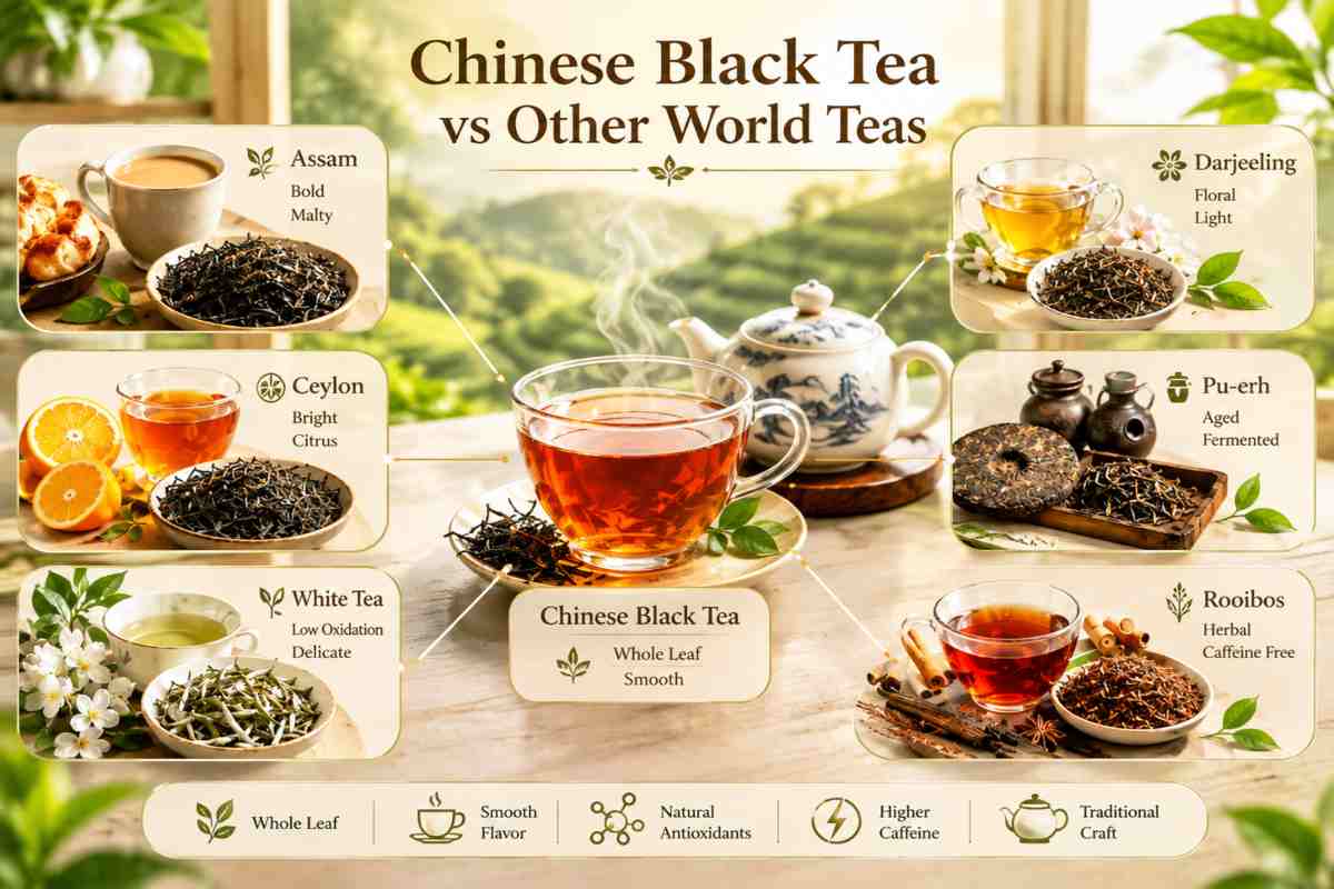 Chinese Black Tea vs Other Black Teas